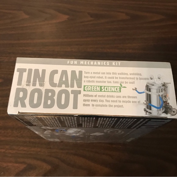 NWT 4M Toysmith KidzRobotix Tin Can Robot DIY Science Kits STEM Powered Kids - Picture 5 of 8